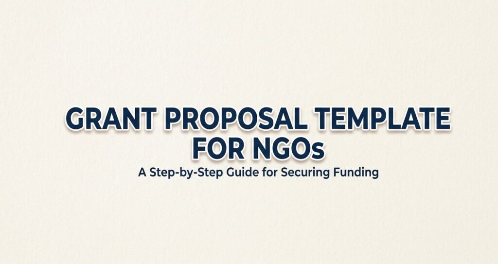Grant Proposal Template for NGOs