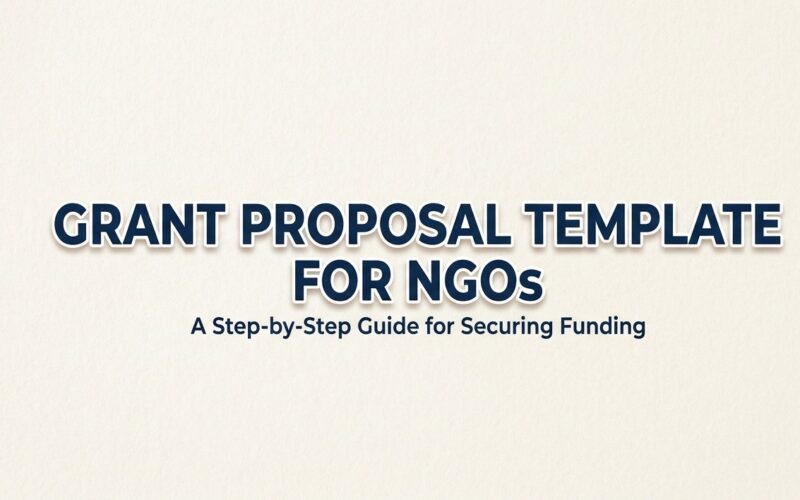 Grant Proposal Template for NGOs